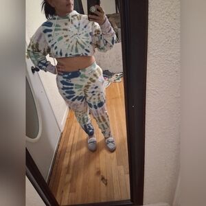 Aeropostale Multicolor Tie-Dye Kids Joggers